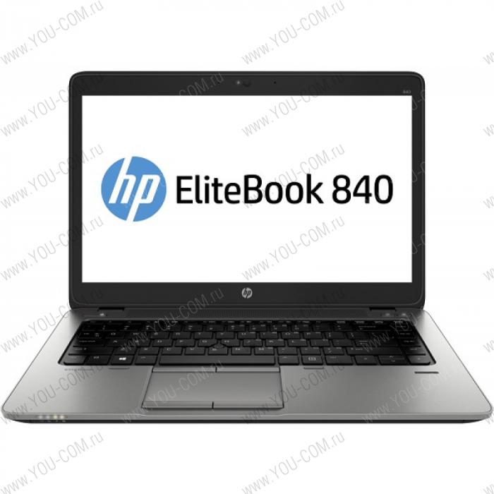 HP EliteBook 840 Core i7-5500U 2.4GHz,14" IPS FHD LED AG Cam,4GB DDR3L(1),500GB 7.2krpm,WiFi,BT 4.0,3CLL,FPR,1.58kg,3y,Win7Pro(64)+Win8Pro(64)