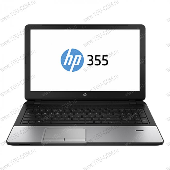 HP 355 A4-6210 1.8GHz,15.6"" HD LED AG Cam,4GB DDR3(1),500GB 5.4krpm,DVDRW,ATI.R5 M240 2Gb,WiFi,BT,4C,2.45kg,1y,Win7Pro(64)+Win8.1Pro(64)