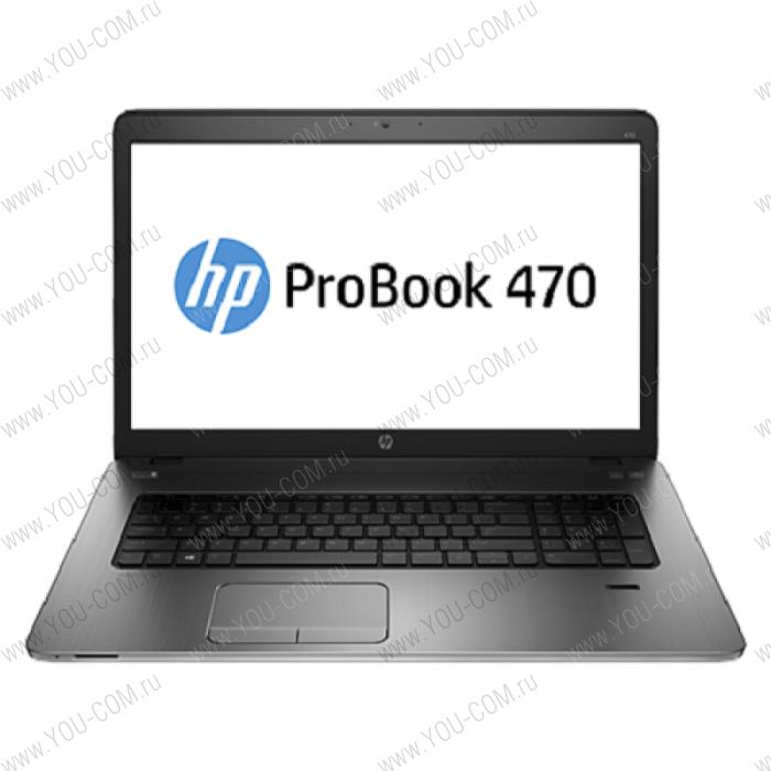 HP Probook 470 Core i3-5010U 2.1GHz,17.3" HD+ LED AG Cam,4GB DDR3L(1),500GB 5.4krpm,DVDRW,ATI.R5 M255 1Gb,WiFi,BT,6C,FPR,2.87kg,1y,Dos+Сумка