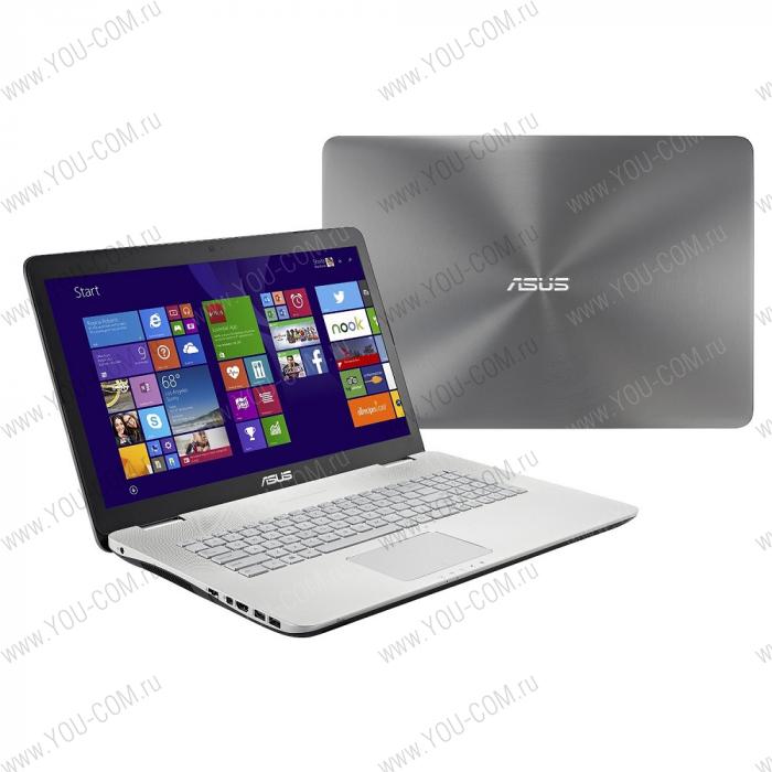 ASUS N751JK-T4208H Intel i5-4200H/4GB/1TB/DVD Super-Multi/17" FHD/NVidia GT 850M 2GB/Wi-Fi/BT/Windows 8