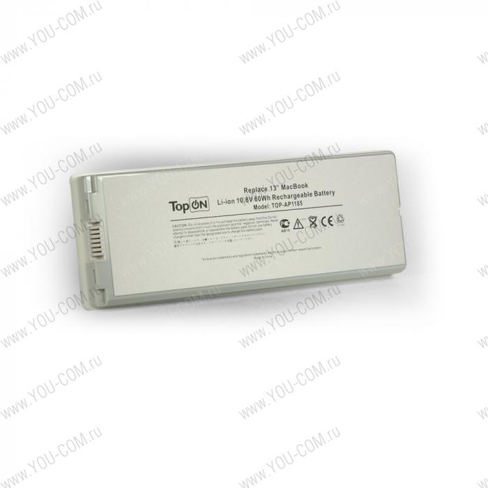 Аккумулятор для APPLE for MacBook Pro 13" Series УСИЛЕННЫЙ 10.8V 5600mAh silver PN: A1185 MA561LL/A MA561G/A