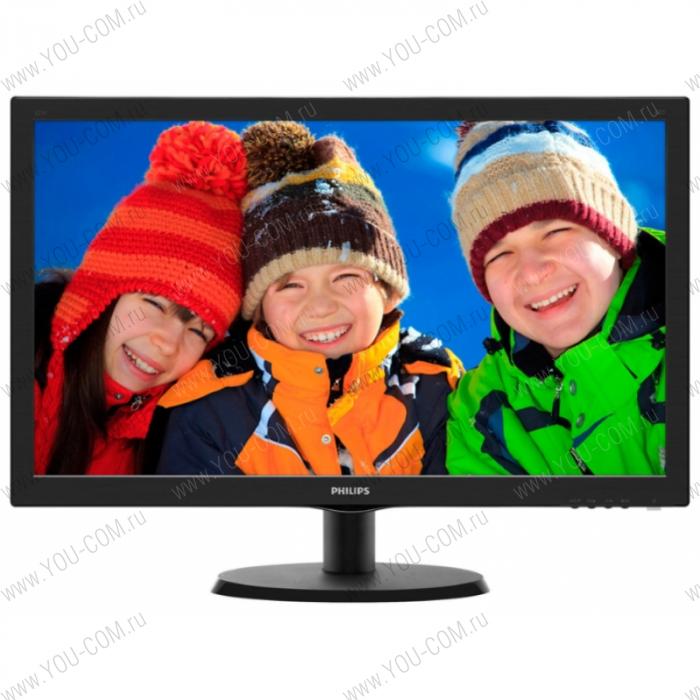 Монитор 21,5" Philips 223V5LHSB W-LED 1920x1080 16:9 5ms VGA HDMI 20M:1 170/160 250cd Black