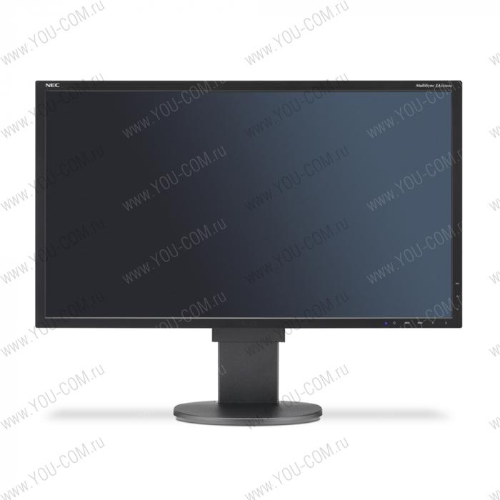 Монитор NEC 22" EA223WM-BK LCD; Bk  ( TN; 16:10; 250cd/m2; 1000:1; 5ms; 1680x1050; 170/160;  D-sub; DVI-D; DP; USB; HAS 130mm; Tilt; Swiv 170/170; Pivot; Human Sensor; Spk 2х1W )