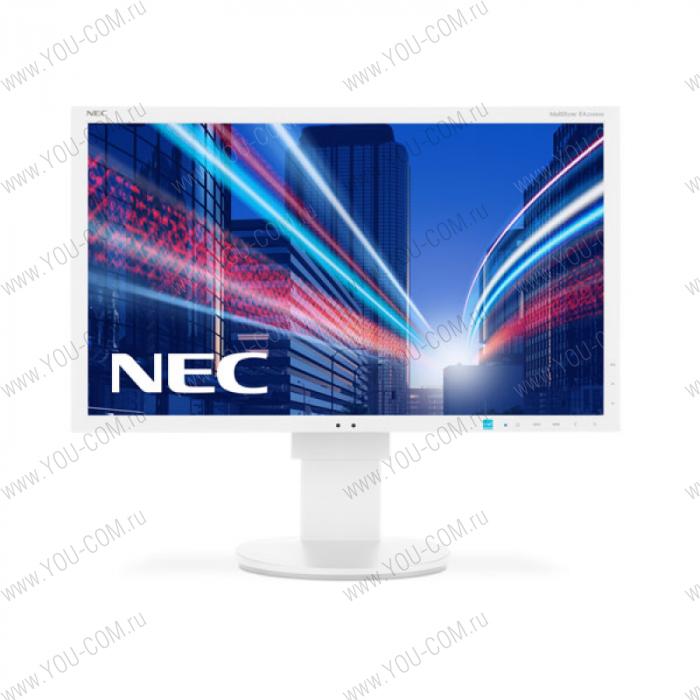 Монитор NEC 23" EA234WMi LCD S/Wh ( IPS; 16:9; 250cd/m2; 1000:1; 6 ms; 1920x1080; 178/178;  D-sub; DVI-D; HDMI; DP; USB; HAS 130mm; Tilt; Swiv 170/170; Pivot; Human Sensor; Spk 2х1W )