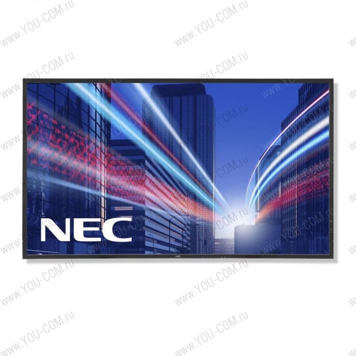 Профессиональная LED панель NEC Public Display V552 диагональ 55" AMVA3 c краевой светодиодной подсветкой 320cd/m2; 4000:1; 1920x1080; 16:9; 8 ms GtG; 0,49mm; 178/178; D-sub;S-Video;Component/Composite (BNC);DVI-D,HDMI,Display port (LCD, нек, ЖК дисплей,