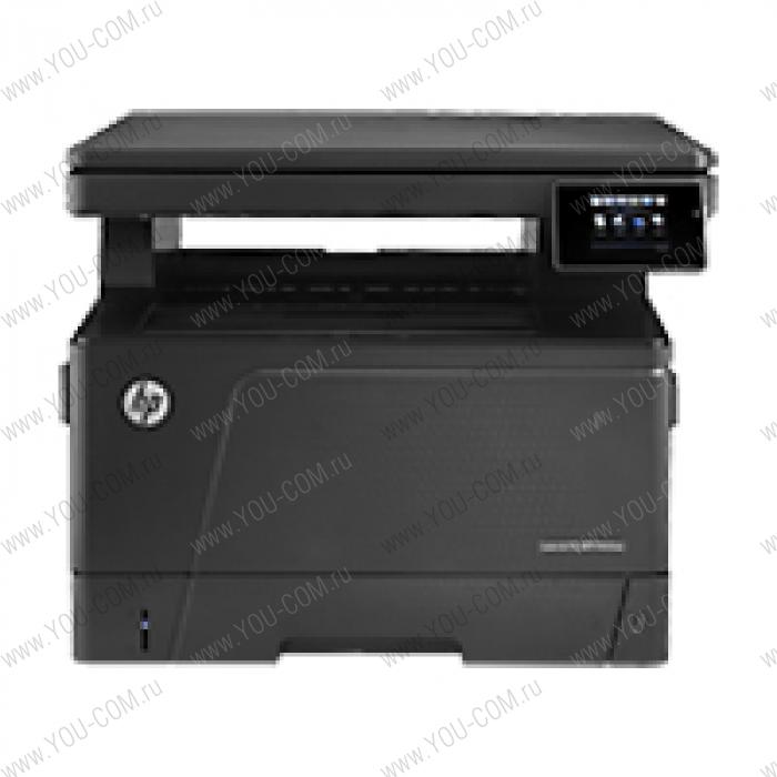 Лазерное многофункциональное устройство HP LaserJet Pro MFP M435nw (p/c/s, A3, 1200dpi, 30ppm, 256Mb, 2trays 100+250, USB/GigEth/WiFi, color LCD TS, 1y warr)