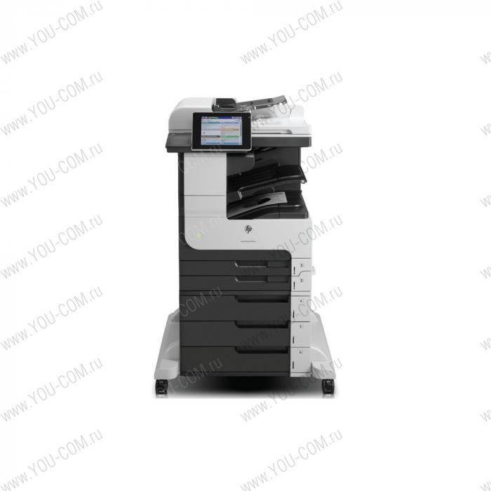 Лазерное многофункциональное устройство HP LaserJet Enterprise 700 MFP M725z (p/c/s/f, A3, 1200dpi, 40ppm, 1Gb, 320Gb HDD, 6 trays 100+250+250+3x500, Stand, ADF100, Duplex, Stapler, USB/LAN/FIH, Color LCD20i, 1y warr, repl. Q7831A)