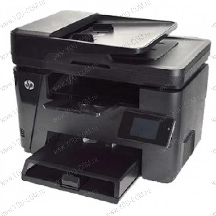 HP LaserJet Pro M225DW (p/c/s/f, A4, 1200dpi, 25ppm, 256 Mb, 2 trays 250+10, ADF 35 sheets, USB/LAN/Wi-Fi/Easy Access USB, Touchsreen, Flatbed, black, Cartridge 1500 pages in box, 1y warr)