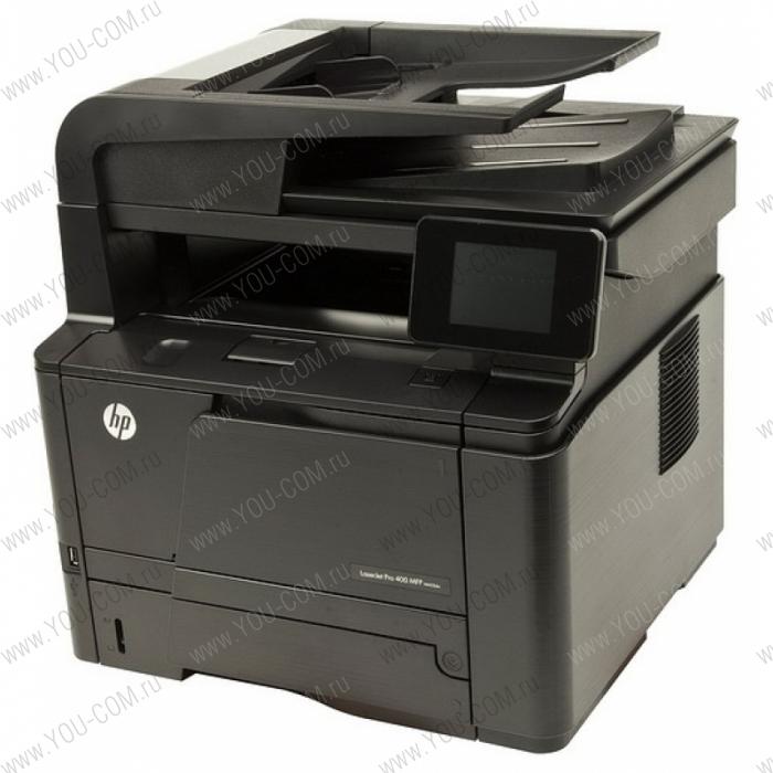 HP LaserJet Pro 400 MFP M425dw RU (p/c/s/f, A4, 1200dpi, 33ppm, 256Mb, Duplex,2 trays 50+250, ADF 50 sheets, USB2.0+Walk-Up/GigEth/Wi-Fi, Flatbed, ePrint, AirPrint, Smart Inst, 3y warr, Cartridge 690