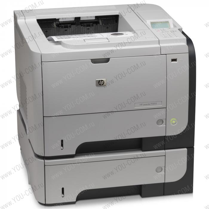 HP LaserJet Enterprise P3015x [X =DTN] (A4, 1200dpi, 40ppm, 128Mb, 3trays 100+500*2, USB/GigEth/EIO, Duplex, 3y war, replace Q7816A)