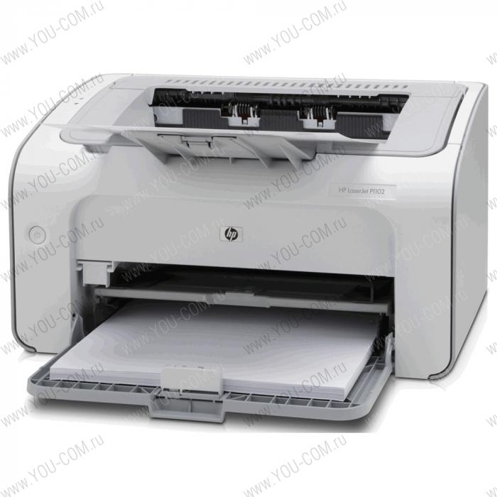 HP LaserJet Pro P1102 RU (A4, 1200dpi, 18ppm, 2Mb, 1 tray 150, USB, Cartridge 1600pages in box, 3y war, replace CB410A, CB411A)