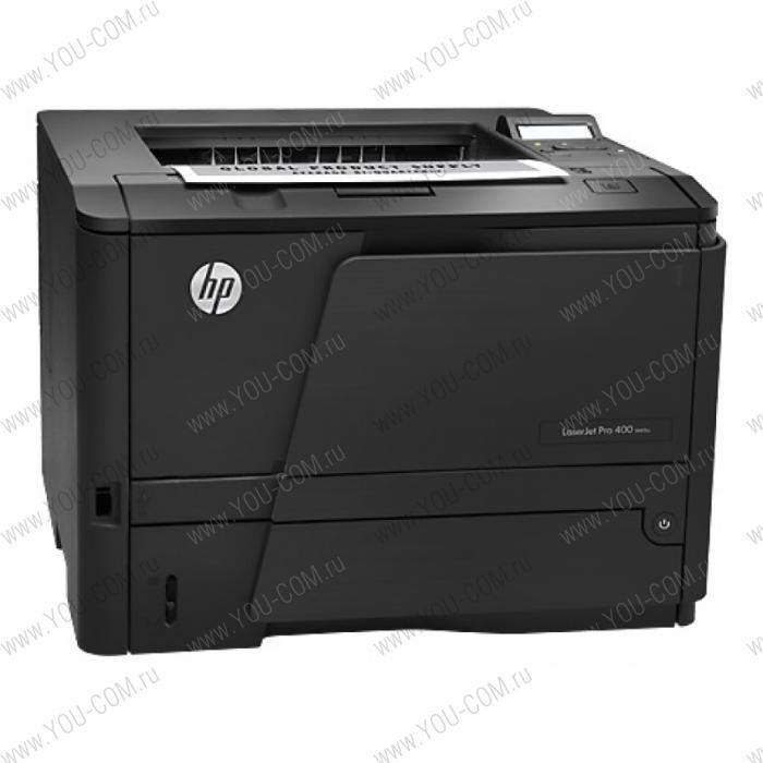 HP LaserJet Pro 400 M401a (A4, 1200dpi, 33ppm, 128Mb, 2tray 250+50, USB2.0, Postscript3, 1y warr, cartridge 2700pages in box, Smart Install, replace CE456A)