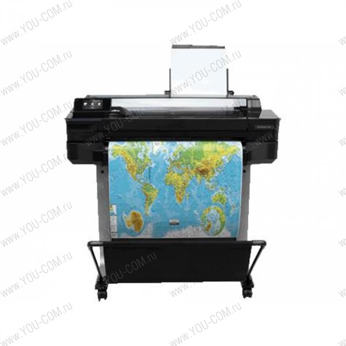 HP Designjet T520 ePrinter (24",4color,2400x1200dpi,1Gb, 35spp(A1 drawing mode),USB/LAN/Wi-Fi,stand,media bin,rollfeed,sheetfeed,tray50 (A3/A4), autocutter,GL/2,RTL,PCL3 GUI, 1y warr, replace CH336A)