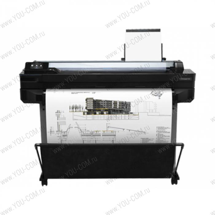 Широкоформатный принтер HP Designjet T520 ePrinter (36",4color,2400x1200dpi,1Gb, 35spp(A1 drawing mode),USB/LAN/Wi-Fi,stand,media bin,rollfeed,sheetfeed,tray50 (A3/A4), autocutter,GL/2,RTL,PCL3 GUI, 1y warr, replace CH337A)