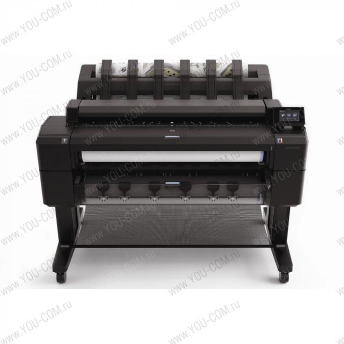 HP Designjet T2500 eMFP (36",2400x1200dpi, 128GB, HDD 320GB, 2 rolls, autocutter; Scanner 36",600x600dpi;Copier; stand, touch display, LAN, 2y warr, replace CN727A)