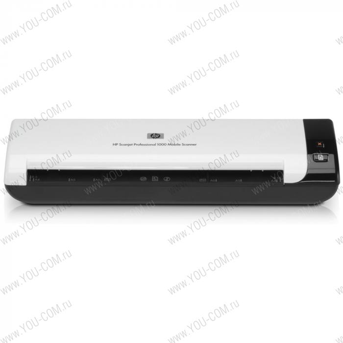 HP Scanjet Professional 1000 Sheetfeed Scanner (A4, 600x600dpi, 48bit, 5(8)ppm, Duplex, USB powered, 1y warr)