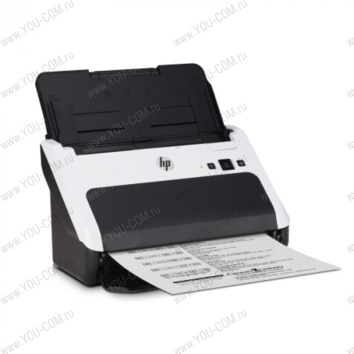 HP Scanjet Professional 3000 s2 Sheetfeed Scanner (CIS, A4, 600x600dpi, 48bit, USB, ADF 50 sheet, 20(40)ppm, Duplex, small footprint, 1y warr, replace L2723A)