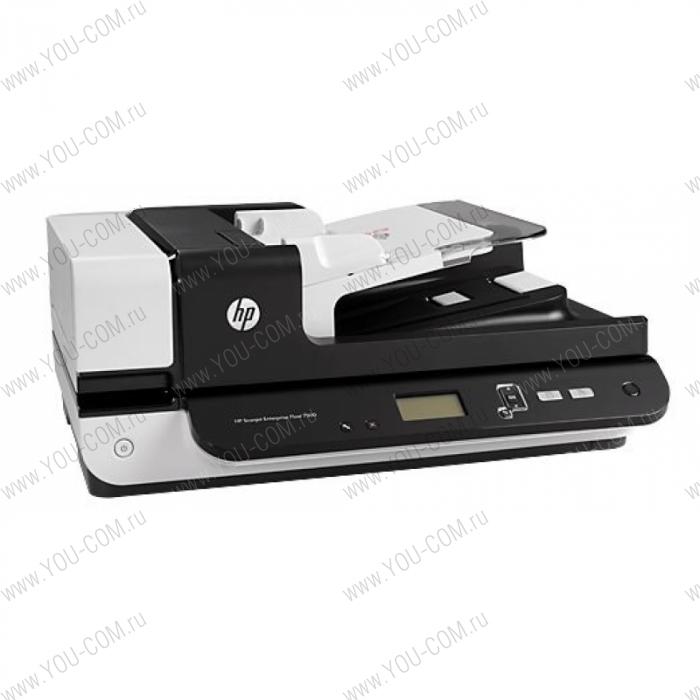 Сканер HP Scanjet Enterprise Flow 7500 Flatbed Scanner (216x864 mm, 600x600dpi, 24bit, USB, LCD, ADF 100 sheets, 50(100) ppm, Duplex, replace L2725A)