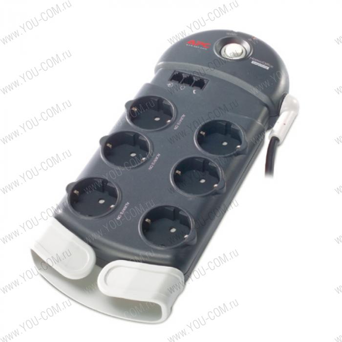 APC Home/Office SurgeArrest 6 outlets with Phone Protection 230V Russia (2,5m)