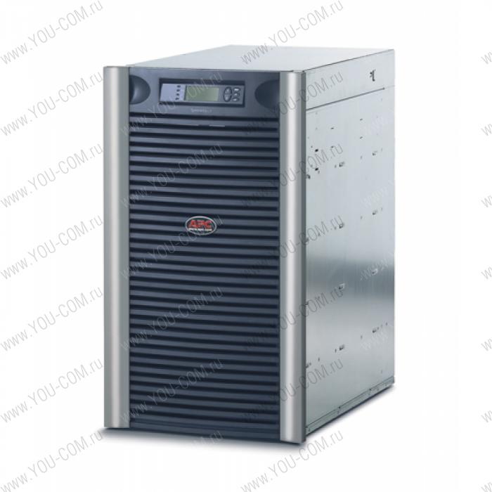 APC Symmetra LX 5.6kW/8kVA Scalable to 11.2kW/16kVA, Вх. 230V, 400V 3PH / Вых. 230V, (8)C13, (10)C19, DB-9 RS-232, Smart-Slot, N+1, RackMount 19U, Pre-Installed: AP9631–1шт + SYMIM5-2шт