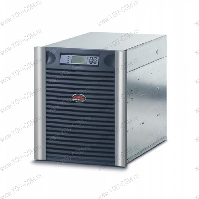 APC Symmetra LX 5.6kW/8kVA Scalable to 5.6kW/8kVA, Вх. 230V, 400V 3PH / Вых. 230V, (8)C13, (6)C19, DB-9 RS-232, Smart-Slot, N+1, RackMount 13U, Web/SNMP Manag. Card