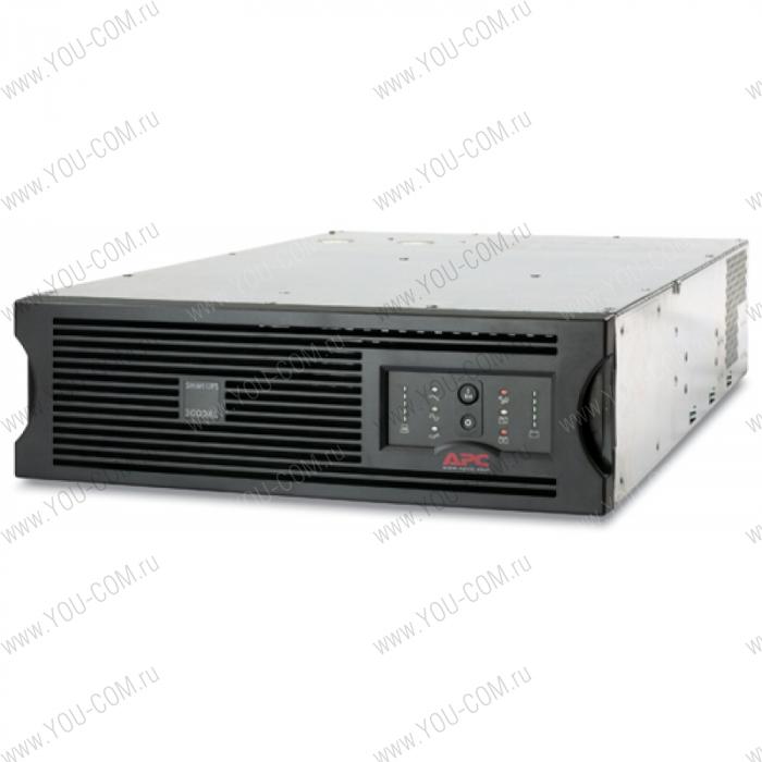 Smart-UPS 3000VA/2700W, 230V, RackMount, 3U height, Extended Runtime, Line-interactive, user repl. batt., SmartSlot, PowerChute, BLACK (REP:SUA2200RMXLI3U)