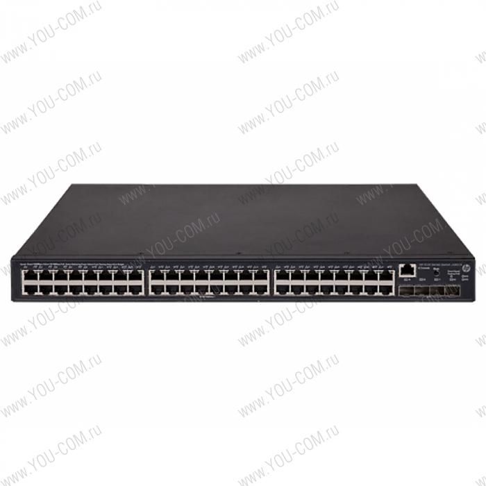 Коммутатор HP 5130-48G-PoE+-4SFP+ EI Swch (48x10/100/1000 PoE+ RJ-45 + 4x1/10G SFP+, 370W, Managed static L3, Stacking, IRF, 19')