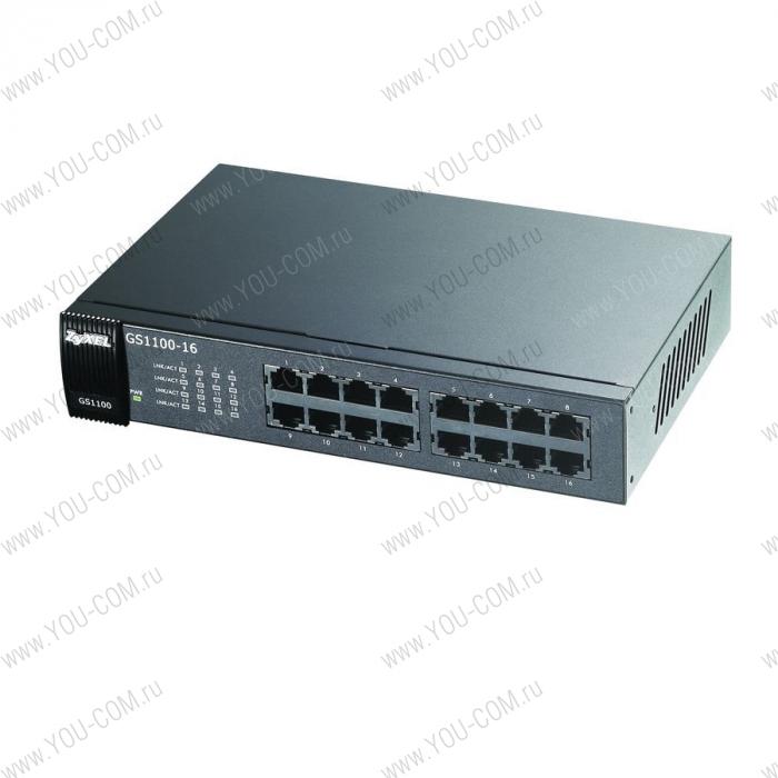 ZyXEL 16-портовый коммутатор Gigabit Ethernet
