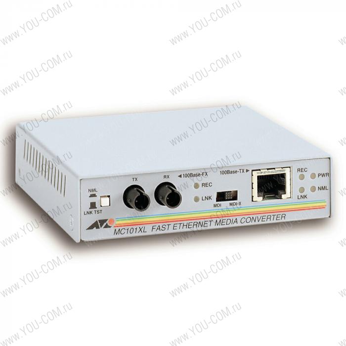 Медиаконвертер Allied Telesis Media Converter 100BaseTX to 100BaseFX (ST Multimode)