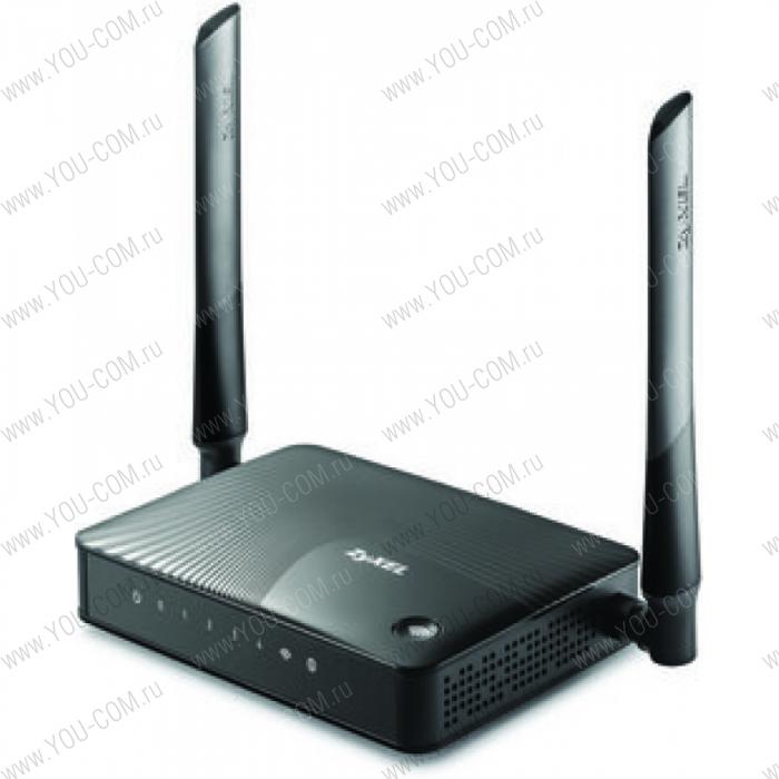 ZyXEL Keenetic Lite III Интернет-центр для выделенной линии Ethernet, с точкой доступа Wi-Fi 802.11n 300 Мбит/с, коммутатором Ethernet и переключателем режимов работы