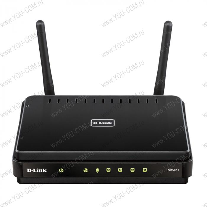 D-Link DIR-651/A/A2A, 802.11n Wireless Router with 4-ports 10/100/1000 Base-TX switch