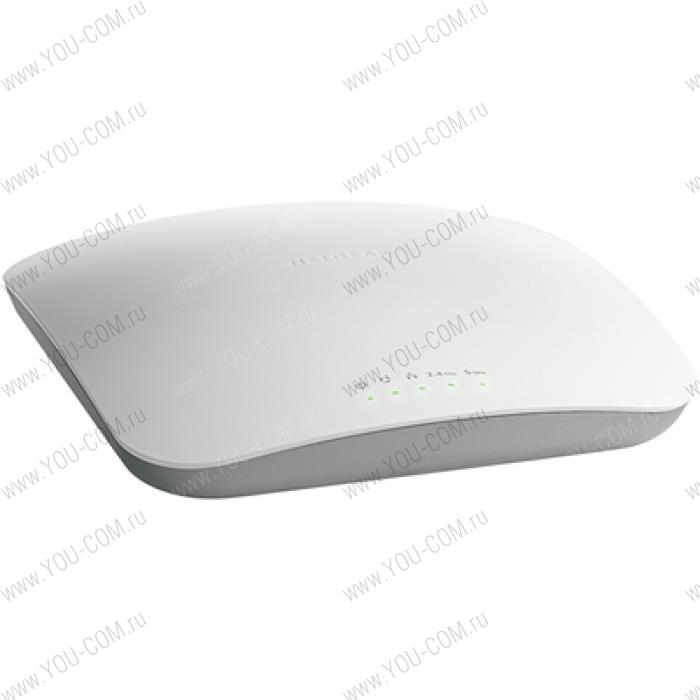 NETGEAR ProSafe™ Access point 802.11n 300 Mbps (2.4GHz amd 5GHz) with internal antennas in plastic casing (1 LAN 10/100/1000 Mbps port with PoE support)