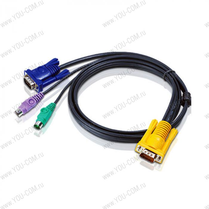 CABLE SPHD15M--HD15M/MINIDIN6M; 1.2M