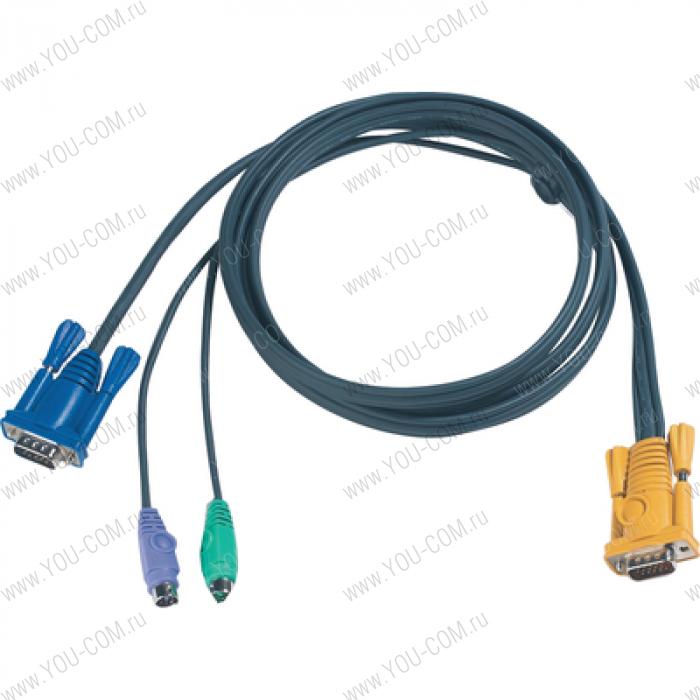 ATEN CABLE SP15M -- HD15M/MINIDIN6M; 10M