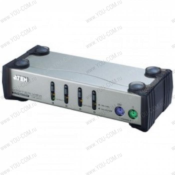 ATEN 4 PORTS KVM MASTER VIEW W/1.2m