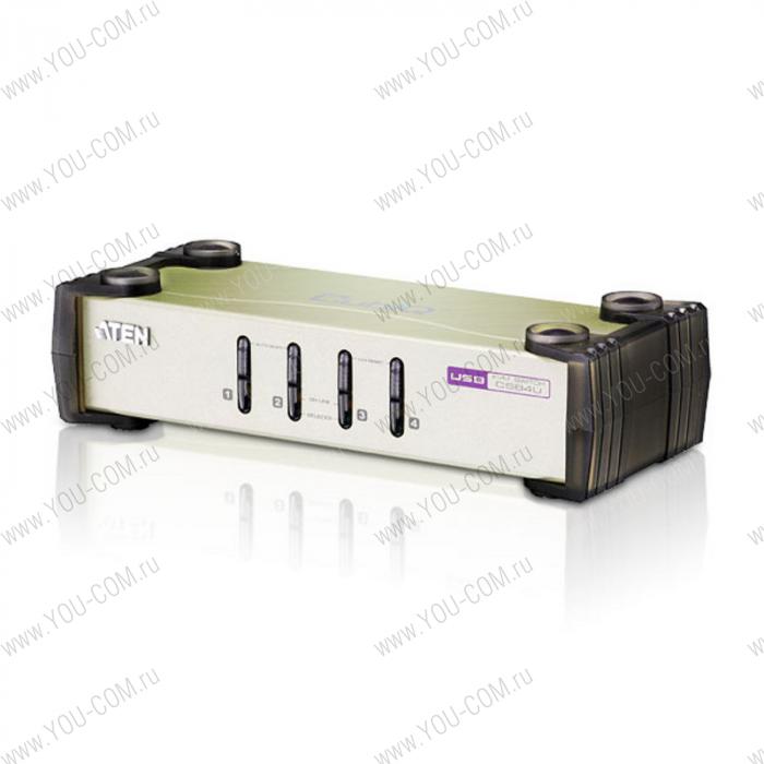 ATEN CUBIQ 4 PORT USB & PS/2 KVM SWITCH