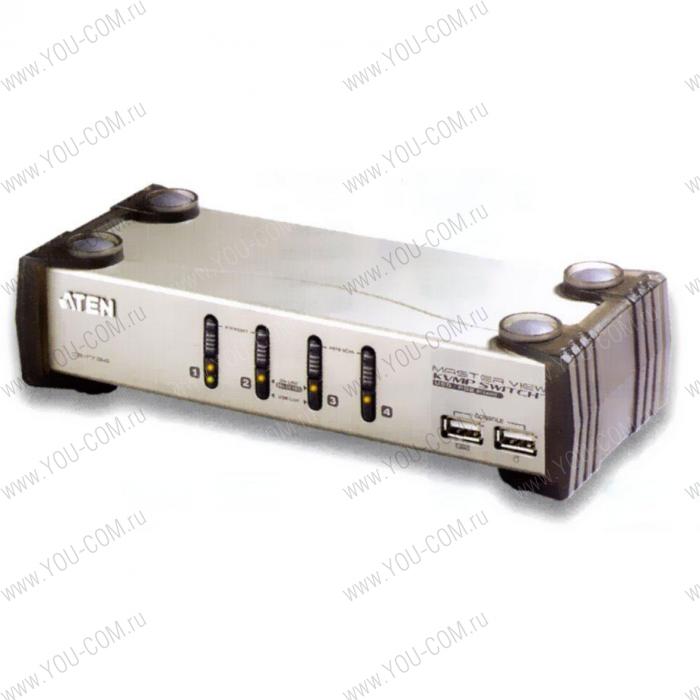 ATEN 4  PORT KVM & USB FOR PS2 W/1.8