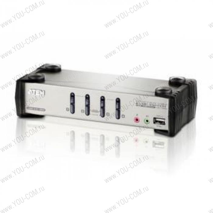 ATEN 4 Port USB2.0 KVMP Switch with OSD.