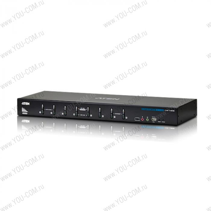 ATEN 8 PORT USB DVI DUAL LINK KVM SWITCH