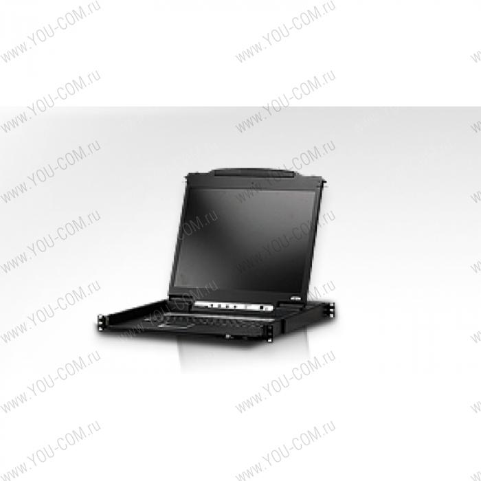 ATEN SINGLE RAIL DVI LCD CONSOLE 19INCH (CL6700NR)