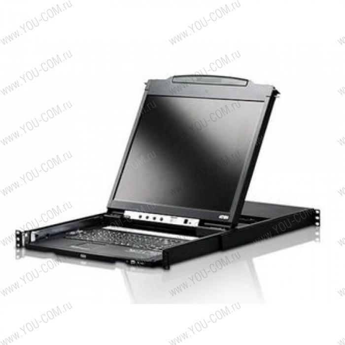 ATEN DUAL RAIL LCD PS/2-USB CONSOLE 19INCH (CL5800NR)