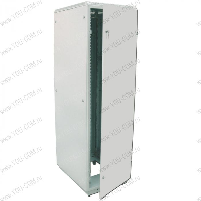Шкаф телекоммуникационный напольный 27U (600x800) дверь металл (2 места)
