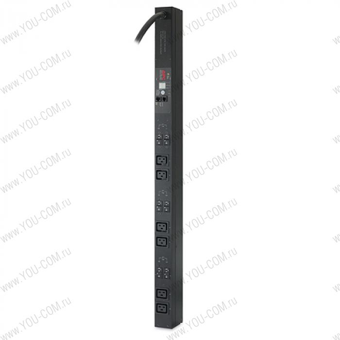 APC Rack PDU, Metered, Zero U, 22kW, 400V, (6) C19 out; IEC 309 in