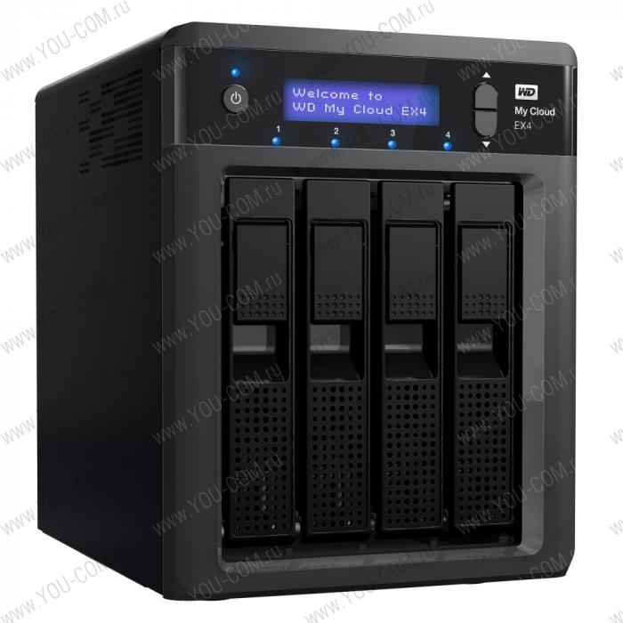 NAS сервер WD My Cloud EX4 на 4 отсека, диски 4х2ТБ=8ТБ