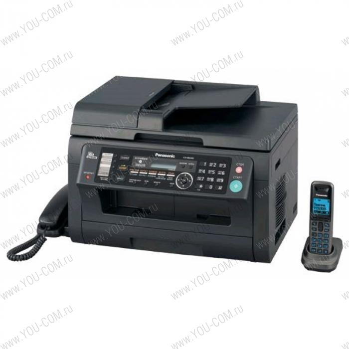 Panasonic МФУ лазерное KX-MB2061RUB (факс/ телефон/ принтер/ сканер/ копир/ PC-факс) черный