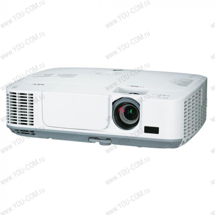 Проектор NEC projector M311X LCD, 1024 x 768 XGA, 3100lm, 3000:1, 2,99kg, HDMI, VGAx2, S-Video, RJ45, Lamp:10000hrs