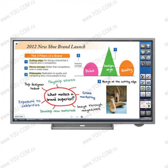 Интерактивная панель Sharp PN-L702B, 70 дюймов (Профессиональная, сенсорный дисплей ЖК, Шарп, диагональ 70", PNL702B)