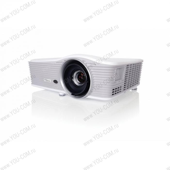 Проектор Optoma WU515 Full 3D; DLP,WUXGA (1920*1200),6000 ANSI Lm,10000:1; Lens Shift V:+/-20%;H: +/-10%; HDMI 1.4 x2;DisplayPort;VGA x2;S-Video;Composite;Audio IN(RCA/3,5mm);VGAOut x1;USB(A) - питание;USB(B) x2;+12V;RJ45;RS232;20W;5,9кг. (95.72301GC0E)