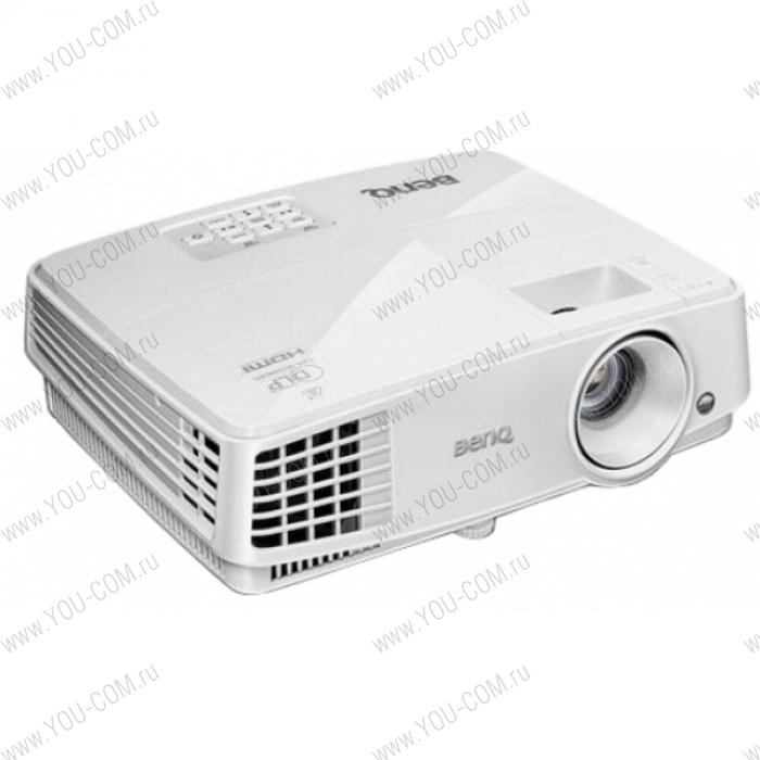 Проектор Benq MW571 DLP; WXGA; 3200 AL; High Contrast Ratio 13,000:1; 10000 hrs lamp life; 1.3X zoom; T/R 1.21-1.57; SmartEco; 3D via HDMI; 1.9kg; 10W speaker; Noise level: 28dB; HDMI 1.4a; Lan contro