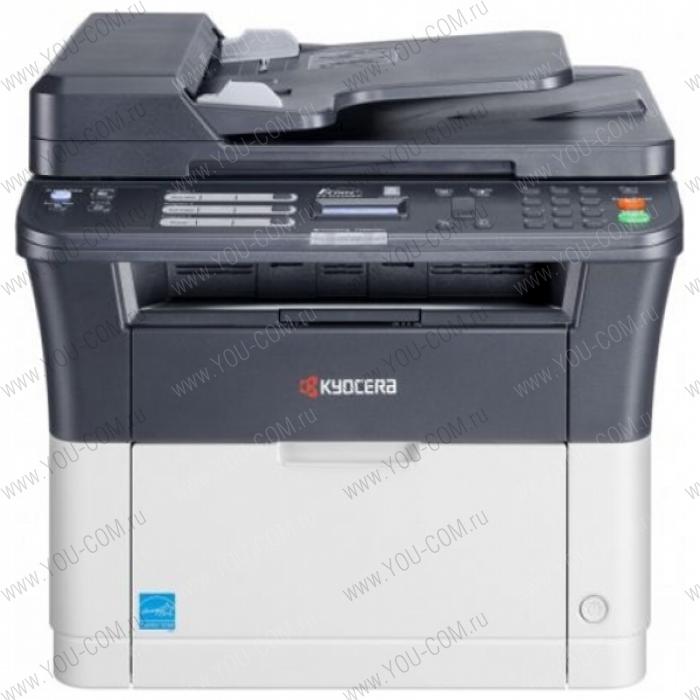 Kyocera FS-1025MFP МФУ (P/C/S, A4, 25 стр/мин, 64Mb, LCD, USB2.0,Ethernet, ADF, Duplex)